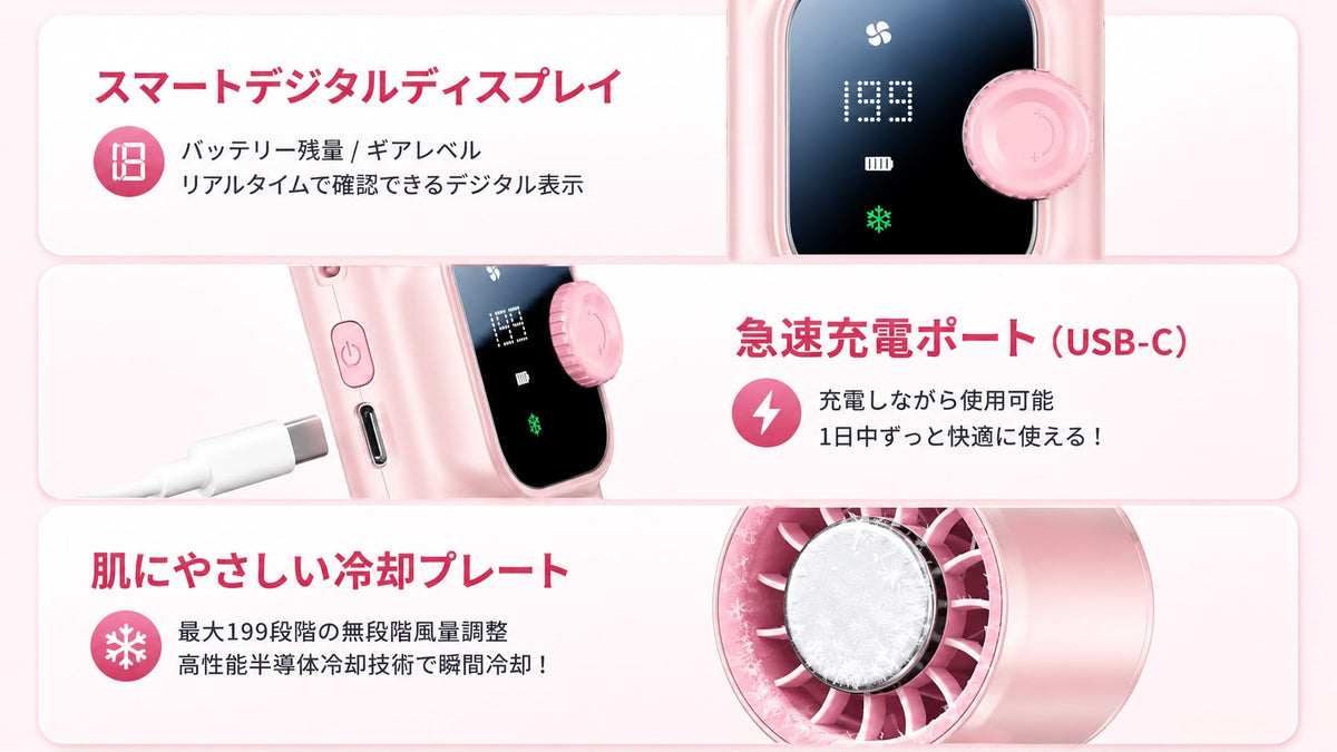 CoolBlast™ 瞬間冷却ファン