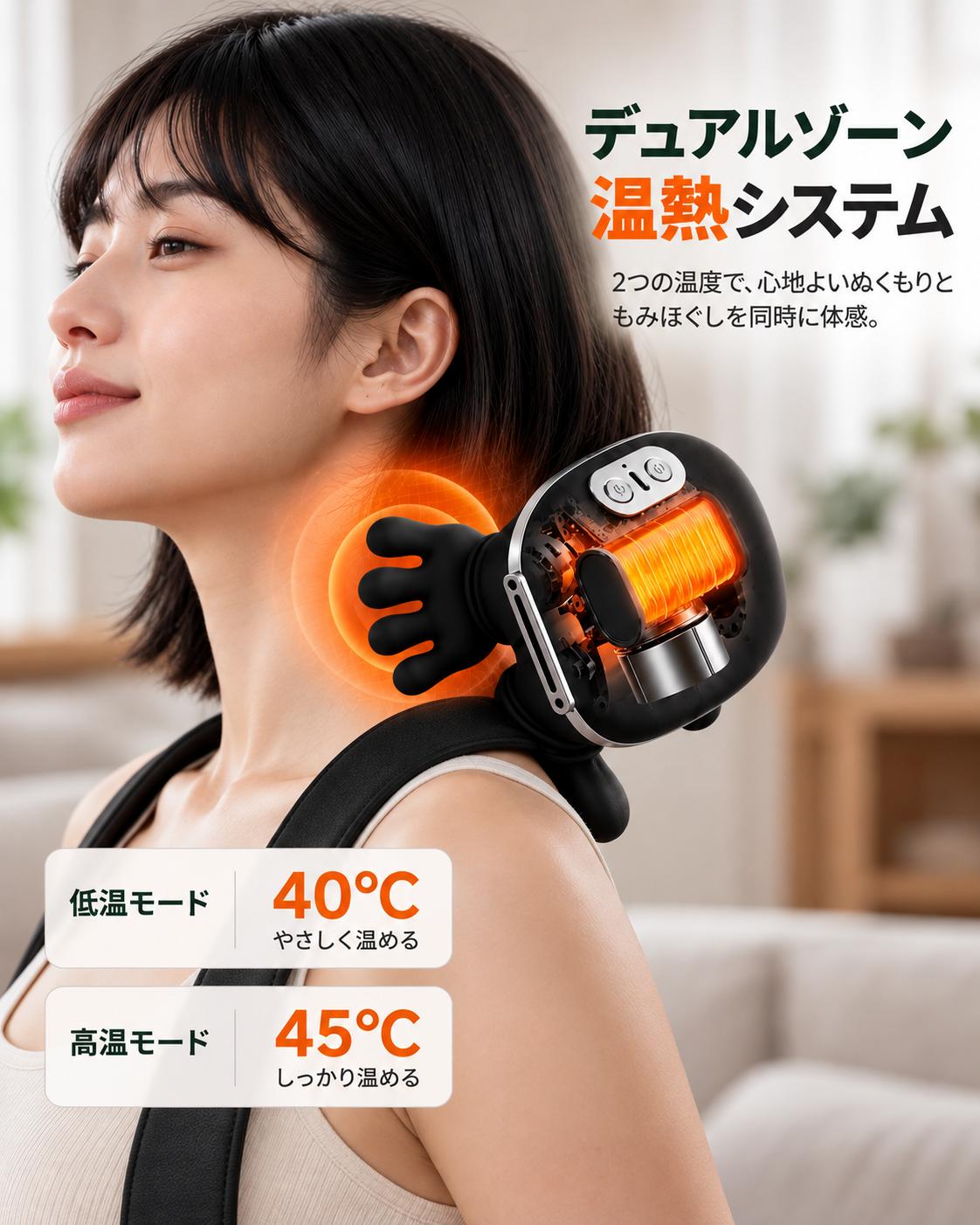 RelaxPalm™ 人肌マッサージャー