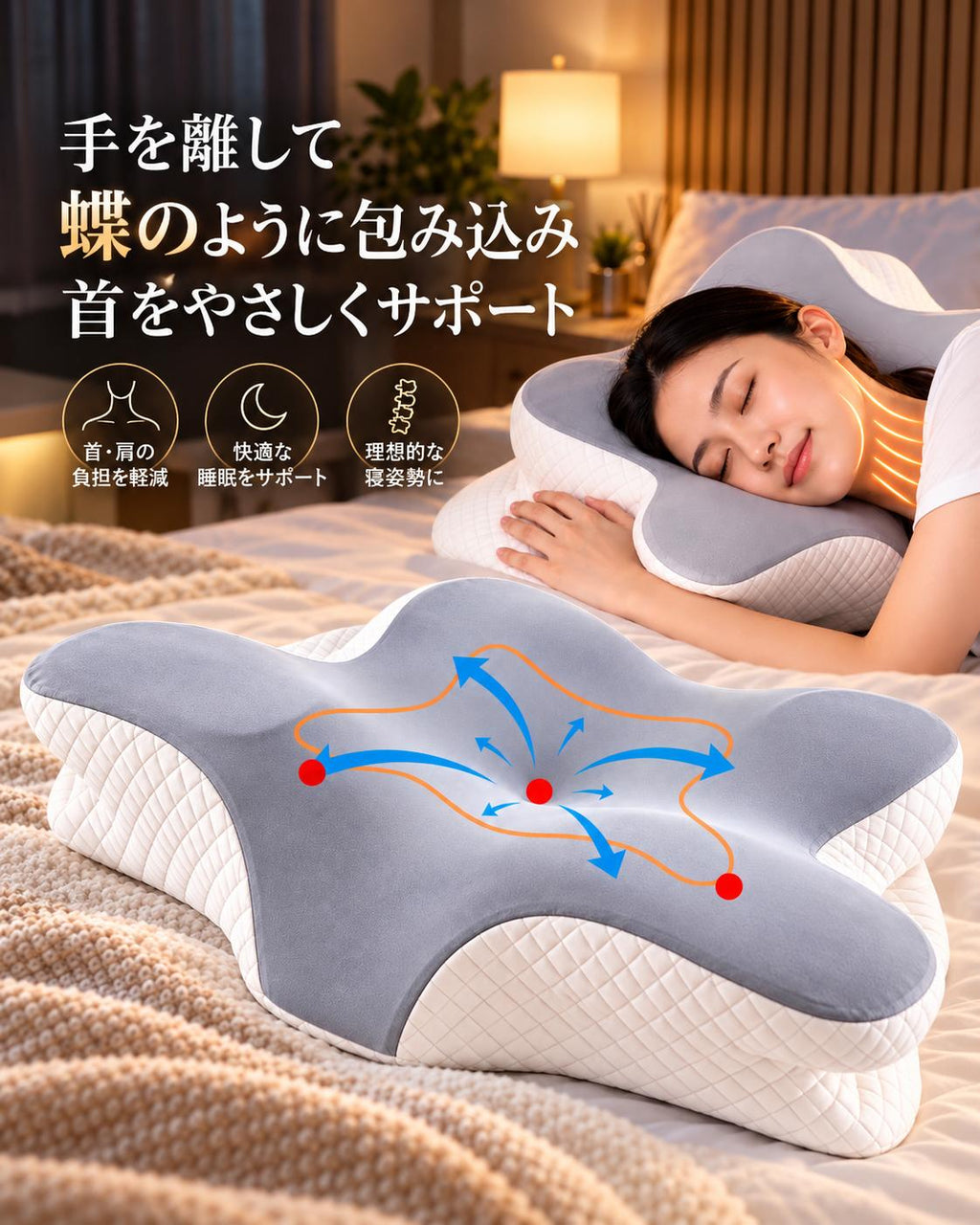 AdaptPillow™ 多機能フィット枕