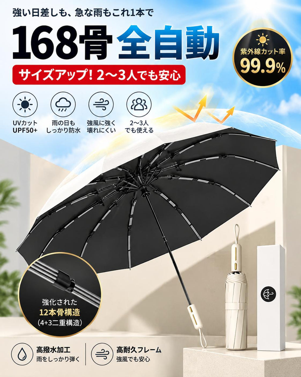SunGuard™ 高機能UVカット傘